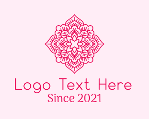 Carnation Flower Leaf logo