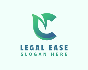 Natural Leaf Letter C Company  logo