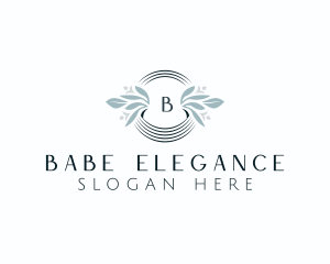 Natural Floral Wellness Spa logo design