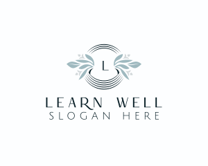 Natural Floral Wellness Spa logo design