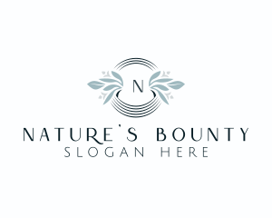 Natural Floral Wellness Spa logo design