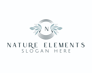 Natural Floral Wellness Spa logo design