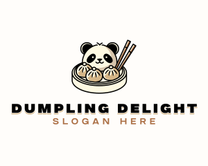 Dimsum Panda Restaurant logo design