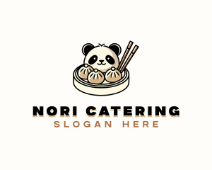 Dimsum Panda Restaurant logo design