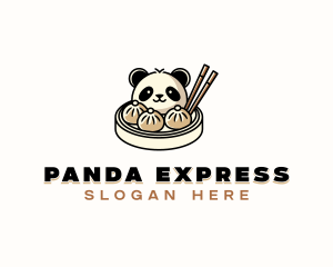 Dimsum Panda Restaurant logo design