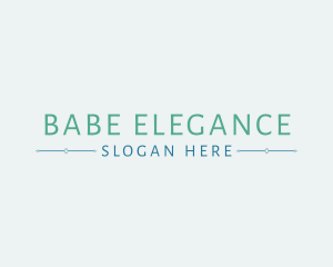 Elegant Minimalist Business logo design