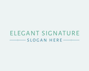 Elegant Minimalist Business logo design