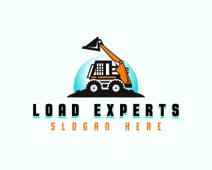 Skid Loader Contractor logo design