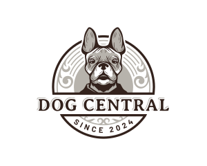 Dog Boston Terrier logo design