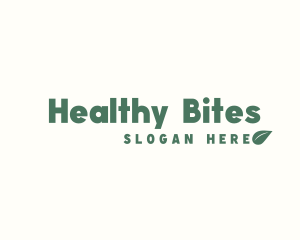 Healthy Eco Leaf logo design