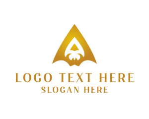 Ornate Elegant Arrowhead logo