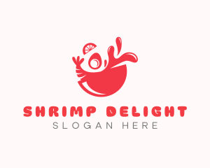 Seafood Gourmet Bowl logo design