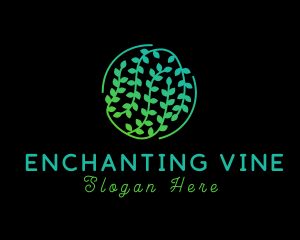 Gradient Natural Vine logo