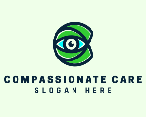 Eye Care Letter C logo design