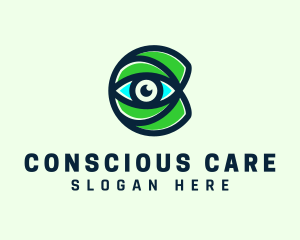 Eye Care Letter C logo design