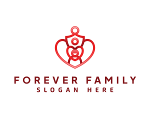 Family Heart Parenting logo design