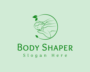 Woman Massage Beauty Spa logo design