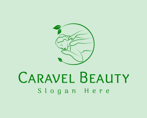 Woman Massage Beauty Spa logo design