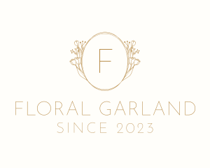 Floral Wreath Events Place logo design