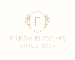 Floral Wreath Events Place logo design