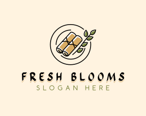 Spring Rolls Dining logo design