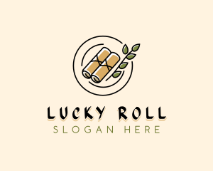 Spring Rolls Dining logo design