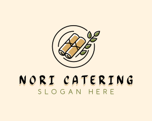 Spring Rolls Dining logo design