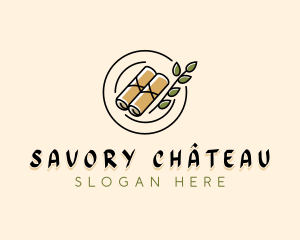 Spring Rolls Dining logo design