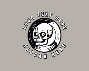 Creepy Skull Skeleton logo