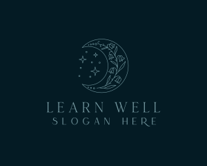 Moon Flower Wellness logo design