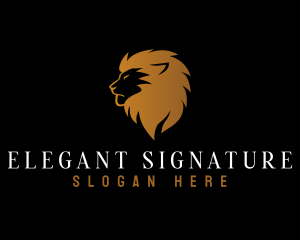 Elegant Lion Business logo design