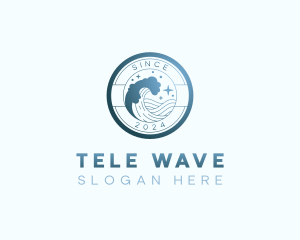 Beach Resort Tourism logo design