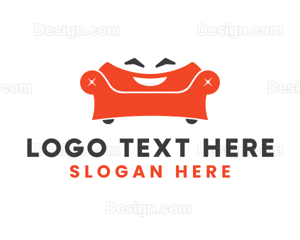 Orange Smiling Sofa Logo