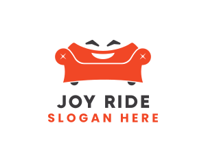 Orange Smiling Sofa logo design