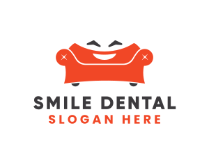 Orange Smiling Sofa logo design