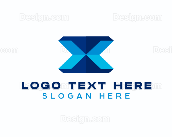 Creative Business Letter X Logo