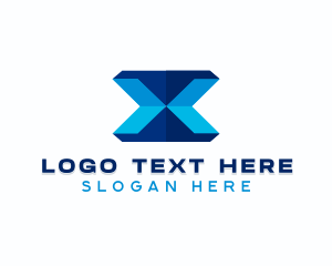 Creative Business Letter X logo