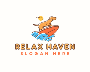 Surfing Dog Vacation logo