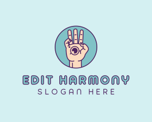 Photographer Hand Camera Lens logo
