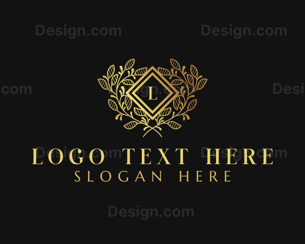 Luxury Floral Jewelry Logo