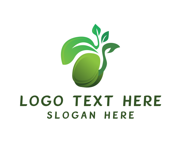 Green Seedling Plant logo