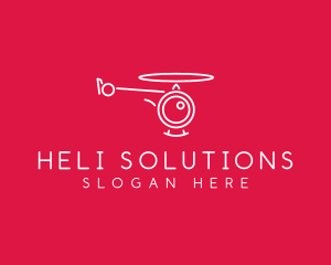 Minimalist Helicopter Camera logo
