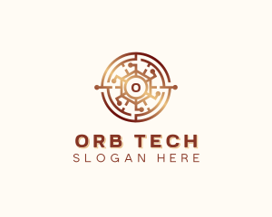 Cryptography Tech Blockchain logo design