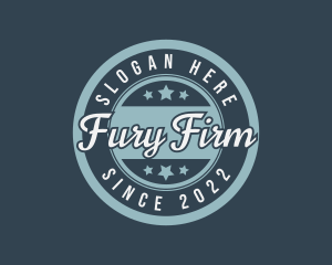 Retro Firm Business logo design