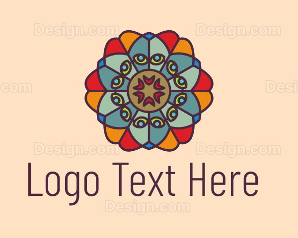 Mandala Flower Florist Logo