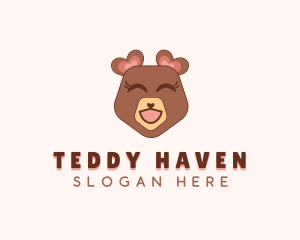 Teddy Bear Toy Heart logo design