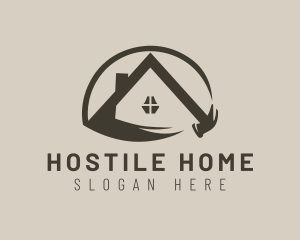 Home Roof Builder logo design