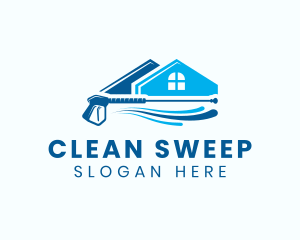 Home Cleaning Pressure Washer logo design