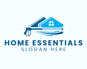 Home Cleaning Pressure Washer logo design