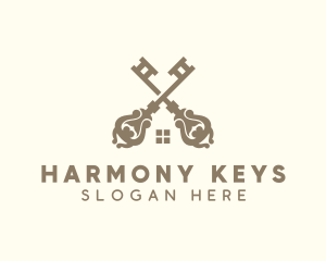 Residence Property Key logo design